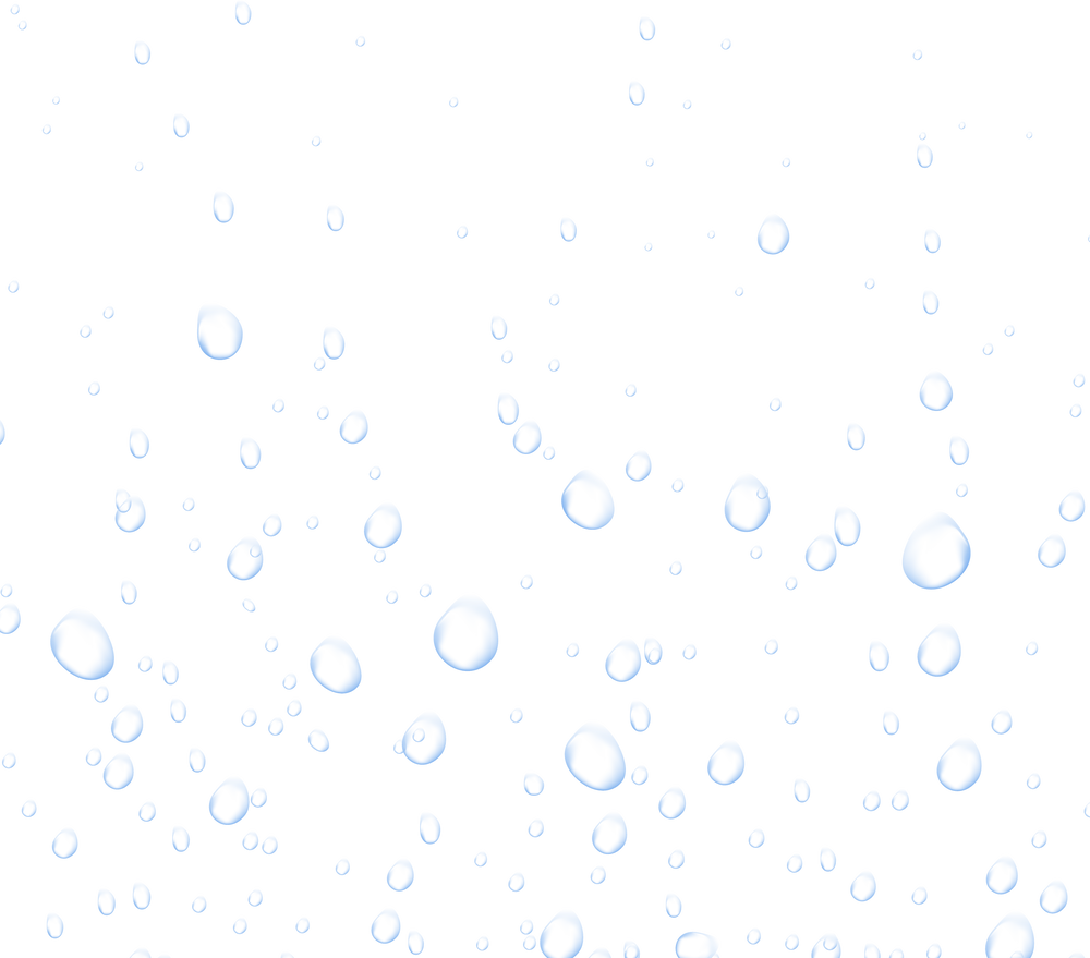 Water drops. Water fizzing bubbles